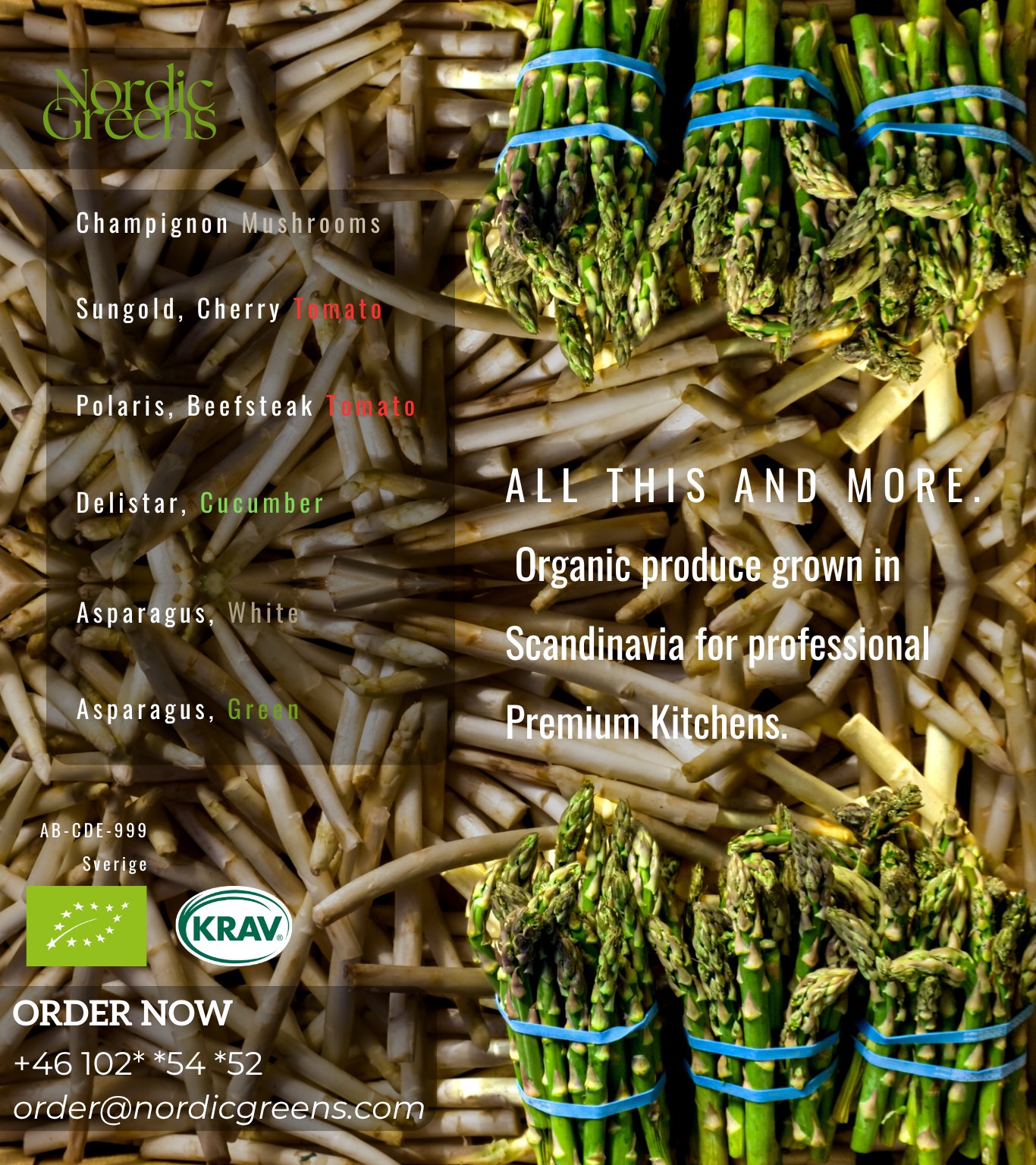 Nordic Greens print ad